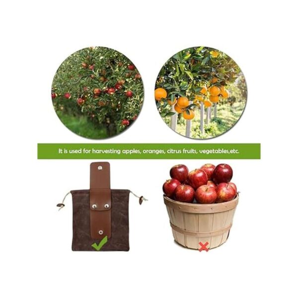 ASENIE Foraging Bag Waxed Canvas Collapsible Outdoor_3