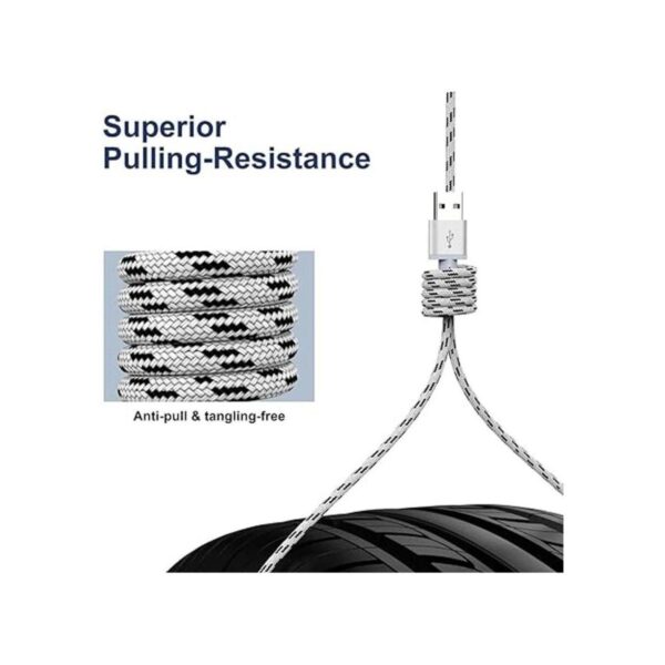 Paquete de 2 cables de carga múltiple de 3.5 A 10 pies 4_5