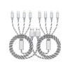 Paquete de 2 cables de carga múltiple de 3.5 A 10 pies 4_1