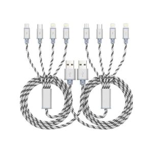 Paquete de 2 cables de carga múltiple de 3.5 A 10 pies 4_1