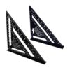 ASNOMY Regla triangular de 7 y 12 pulgadas regla