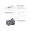 Lcybem Cat Window Hammock Cat Window Perch with Sturdy_6