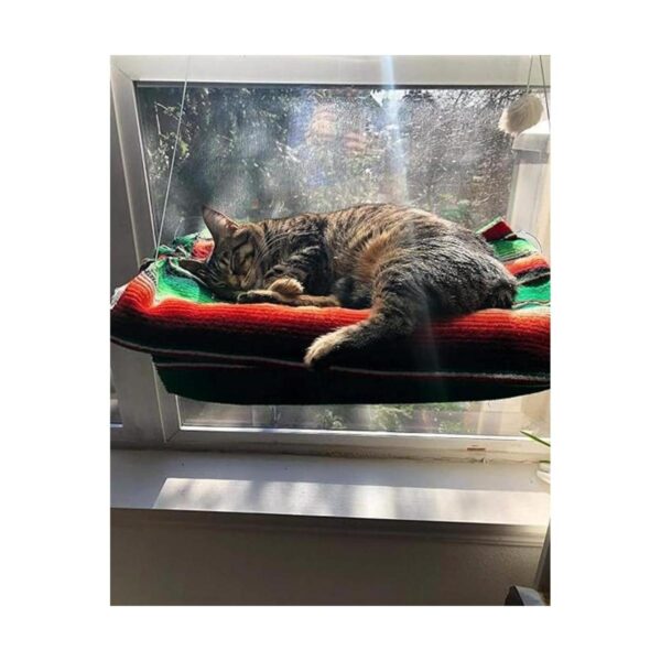 Lcybem Cat Window Hammock Cat Window Perch with Sturdy_3