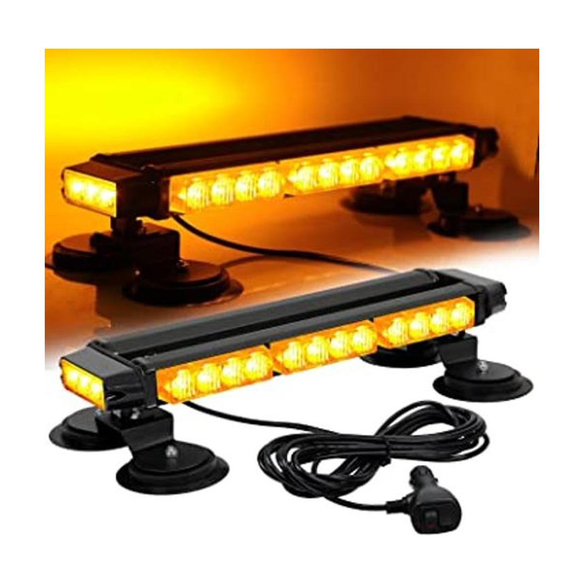ASPL Barra de luz LED intermitente estroboscópica de 16.8