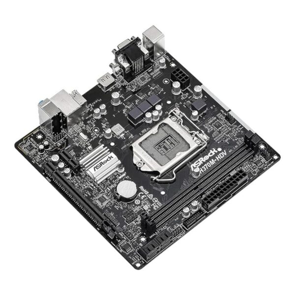 ASRock H370MHDV LGA1151 Intel H370 DDR4 SATA3 y USB3.2_3