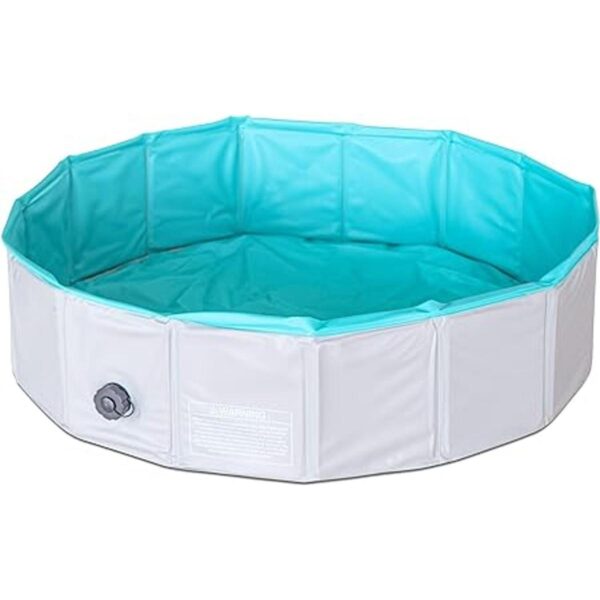Piscina de perro plegable al aire libre para perros gatos_2