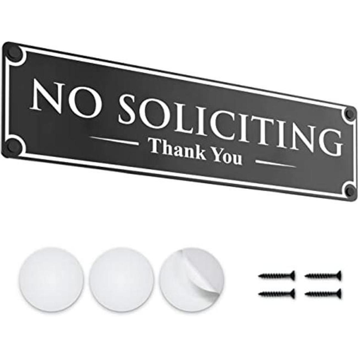 Elegantes letreros sin solicitud para casa o negocios