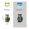 ASTRAEUS Luz de búho para decoración de animales luz LED