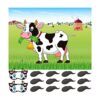 ASTARON Pin The Tail on The Cow Juego de fiesta con 30_1