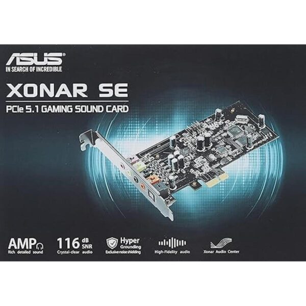 ASUS XONAR SE 5.1 Channel 192 kHz24 bits HiRes 116 dB SNR_4