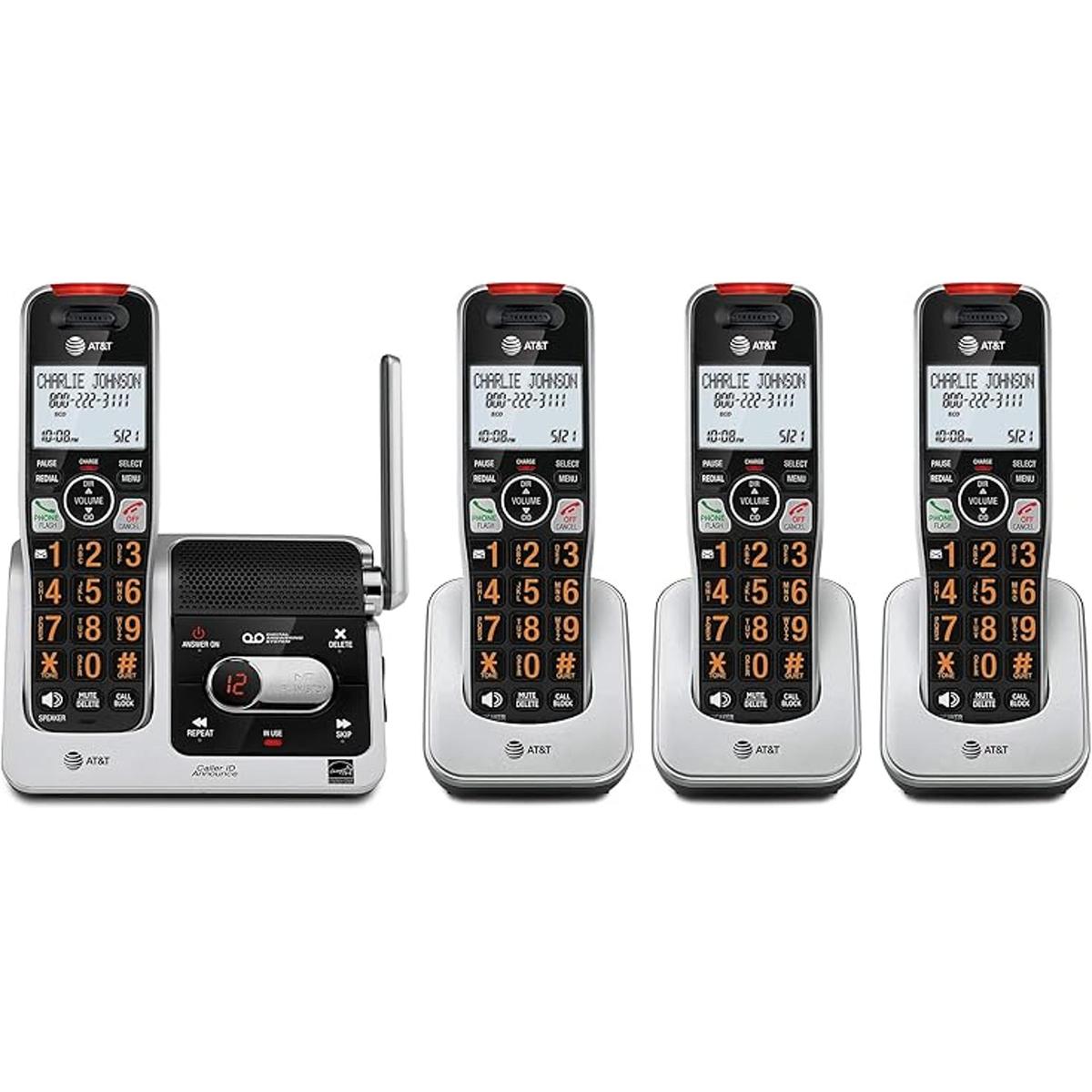 ATT BL1022 DECT 6.0 Juego de 2 teléfonos inalámbricos