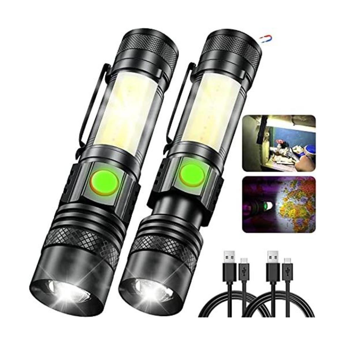 Linternas LED recargables magnéticas linterna de bolsillo