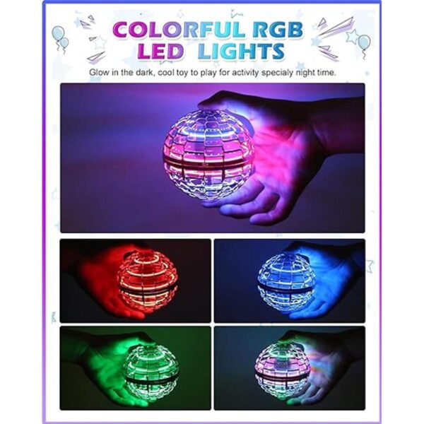 OVNI Magic Flying Orb Ball Toy con luces juguete de_2
