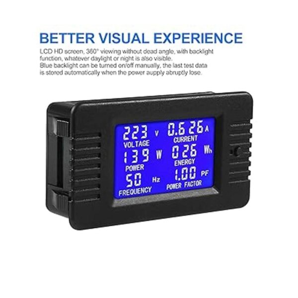 Medidor digital de CA CA 80260 V 100 A pantalla LCD