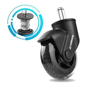 ATOMDOC Ruedas giratorias para silla de oficina ruedas_1