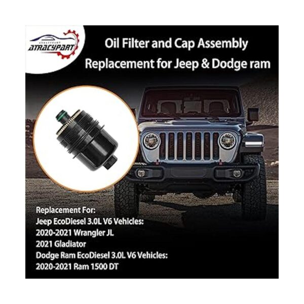 Filtro de aceite de motor Reemplazo para Jeep Ram 3.0L_3