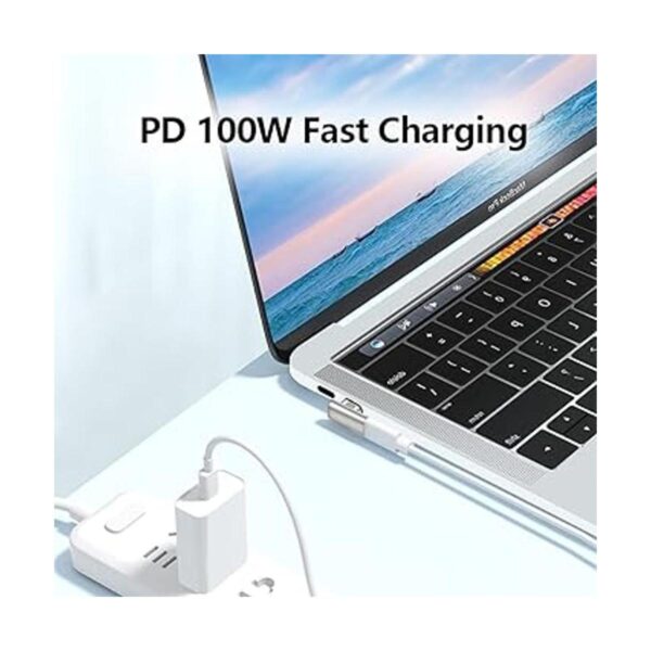 aucon Adaptador magnético USB C en ángulo recto de 24_4