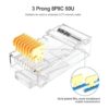 AUCAS Conector de paso Cat6 RJ45 extremo enchufe_4