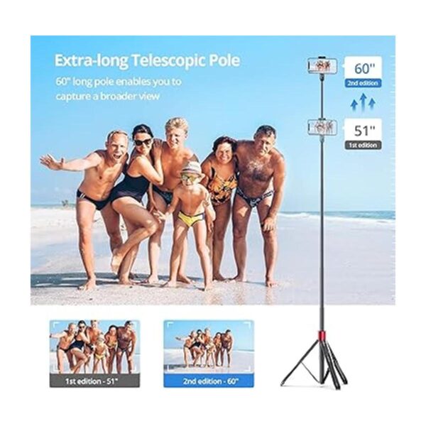 ATUMTEK Trípode para selfie de 60 pulgadas soporte_4