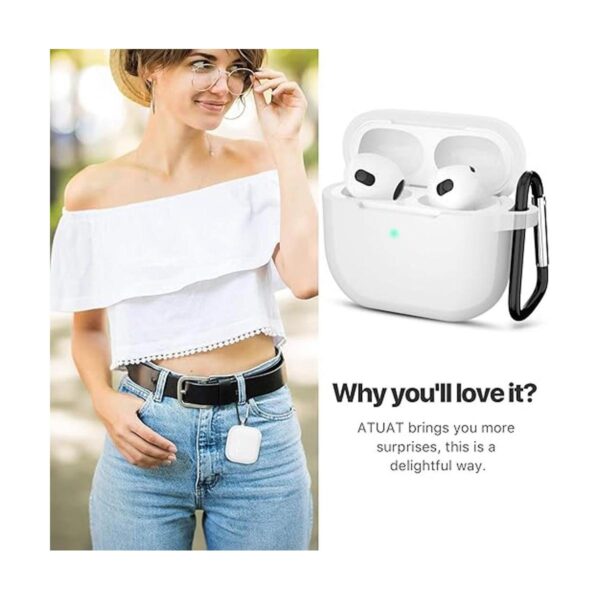 ATUAT Compatible con AirPods 3 funda protectora de