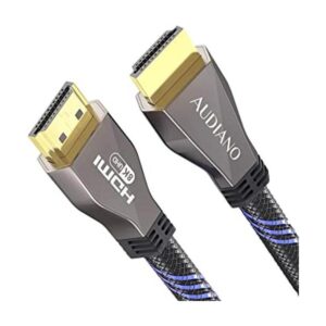 AUDIANO Cable HDMI 2.1 8K cable trenzado de nailon 3D de_1