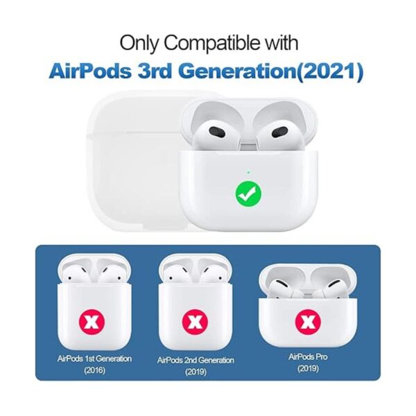 ATUAT Compatible con AirPods 3 funda protectora de