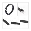 AUEAR Paquete de 20 pulseras de 0.315 in para letras