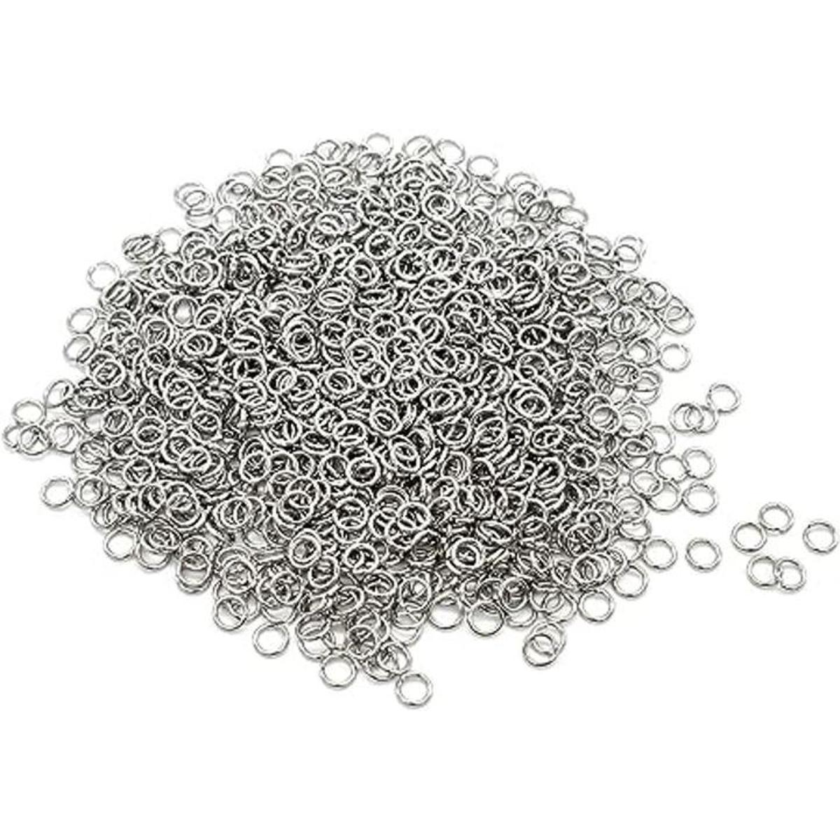 AUEAR Anillos abiertos de acero inoxidable conectores