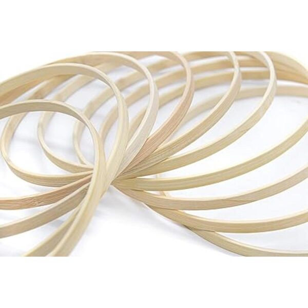 AUEAR Atrapasueños de bambú anillos de macramé para_3
