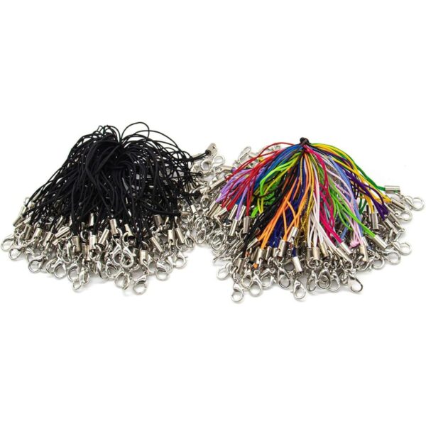 AUEAR Dije de correa de colores mixtos con cordón y
