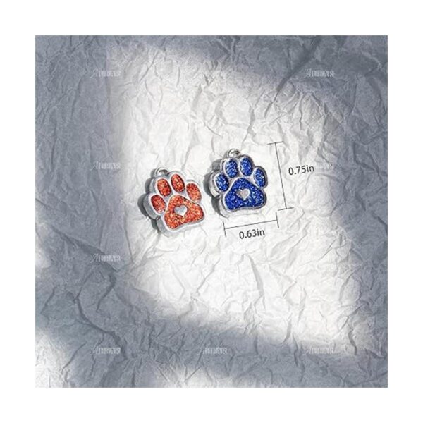 AUEAR Dijes con diseño de huella de animal y gato con