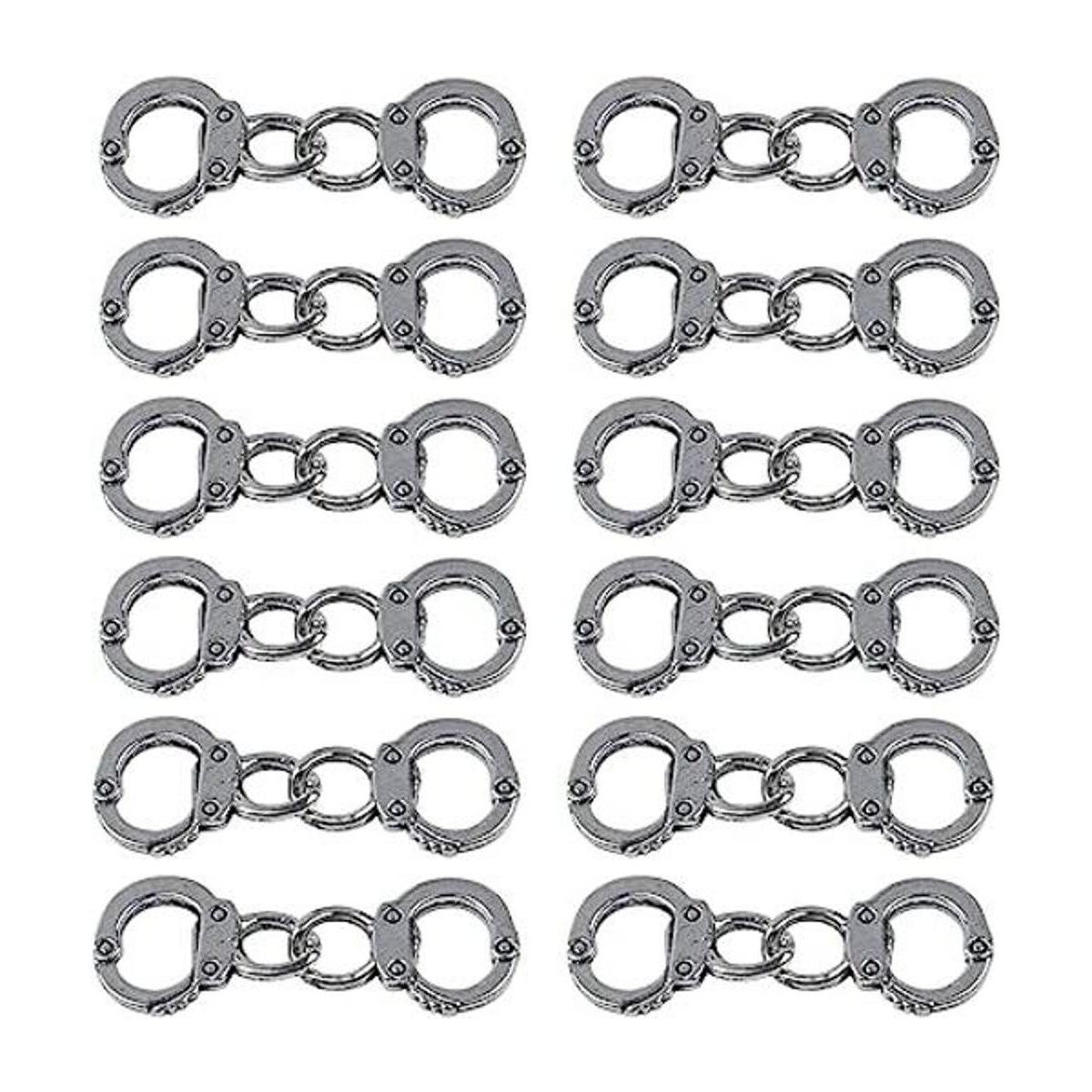 AUEAR 36 pares de colgantes de metal plateado para la