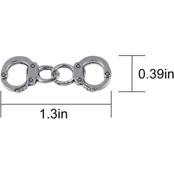 AUEAR 36 pares de colgantes de metal plateado para la