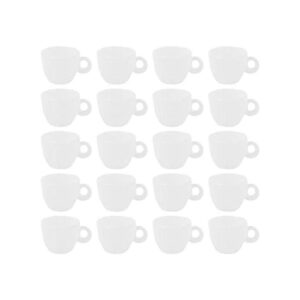 AUEAR Paquete de 20 mini tazas de café en miniatura taza