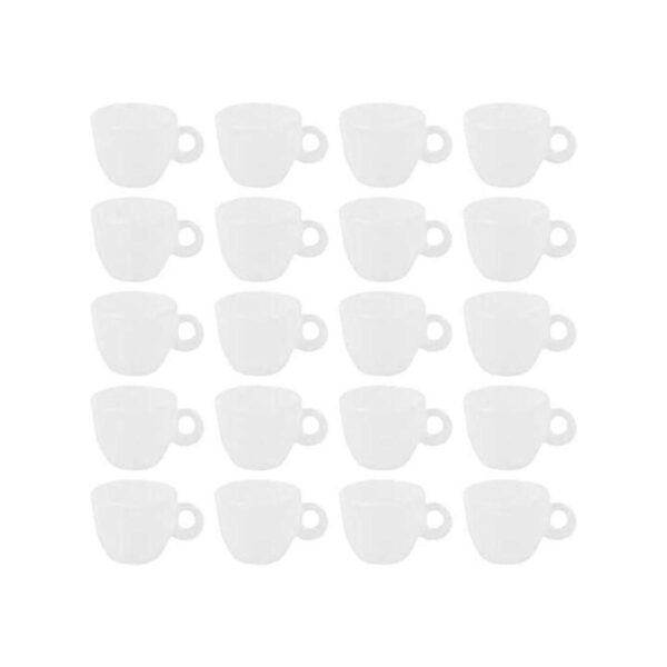 AUEAR Paquete de 20 mini tazas de café en miniatura taza