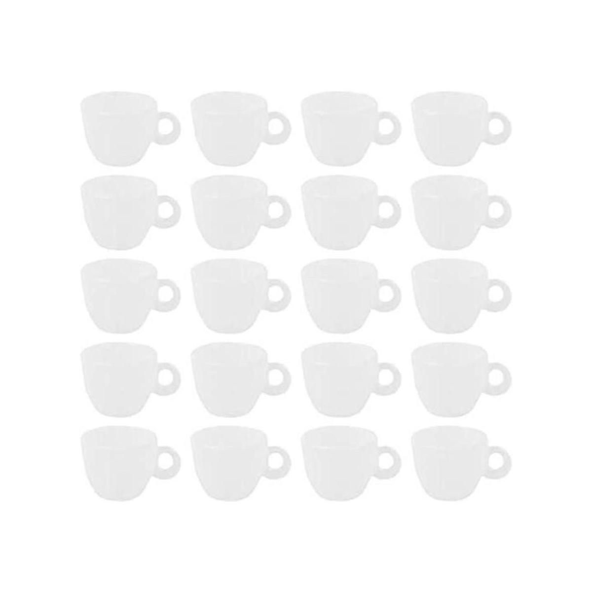 AUEAR Paquete de 20 mini tazas de café en miniatura taza