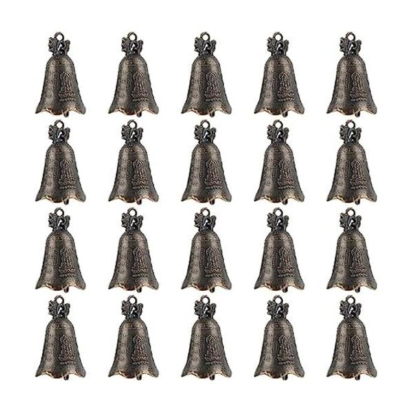 AUEAR Paquete de 20 campanas de bronce antiguo campanas_1