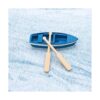 AUEAR Juego de 2 barcos de remo en miniatura de madera