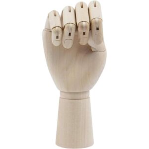 AUEAR Maniquí de madera de 7 pulgadas figura de mano