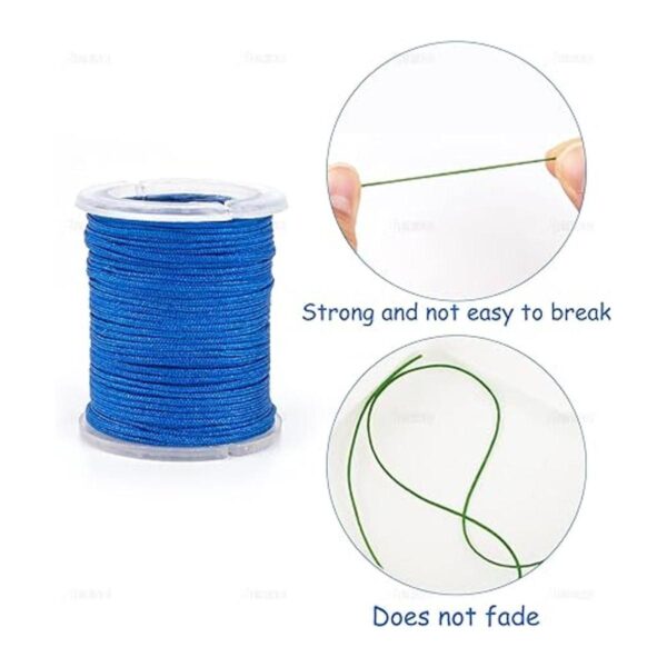 AUEAR Paquete de 10 cuerdas de nailon para joyería de