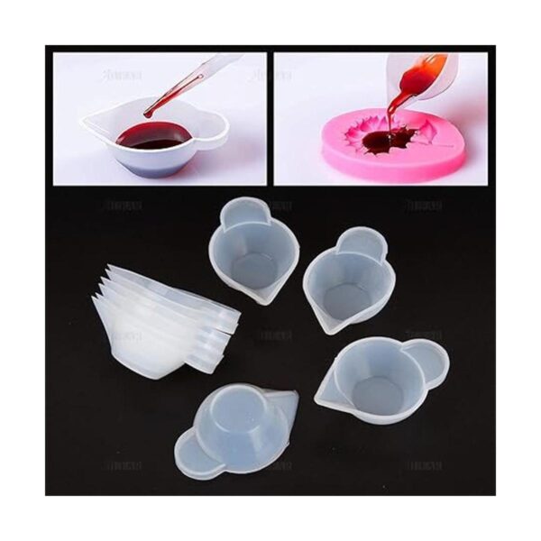AUEAR Paquete de 20 tazas de silicona dispensadoras de