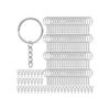 600 llaveros de 200 anillos de llavero de 0.984 in con