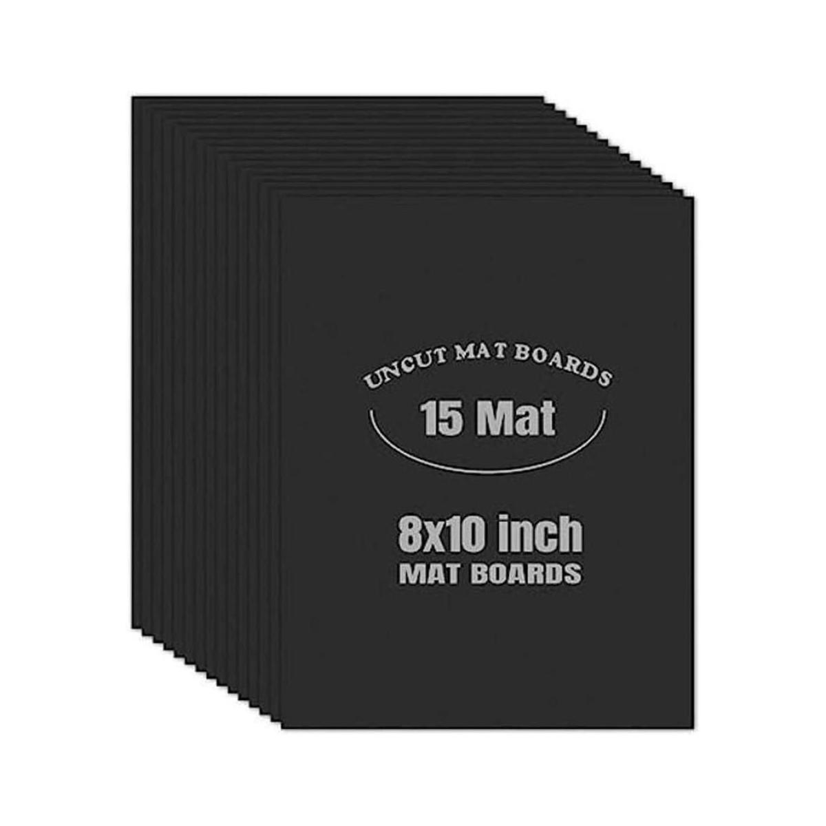 AUEAR Tapete negro sin cortar de 8 x 10 pulgadas tablero
