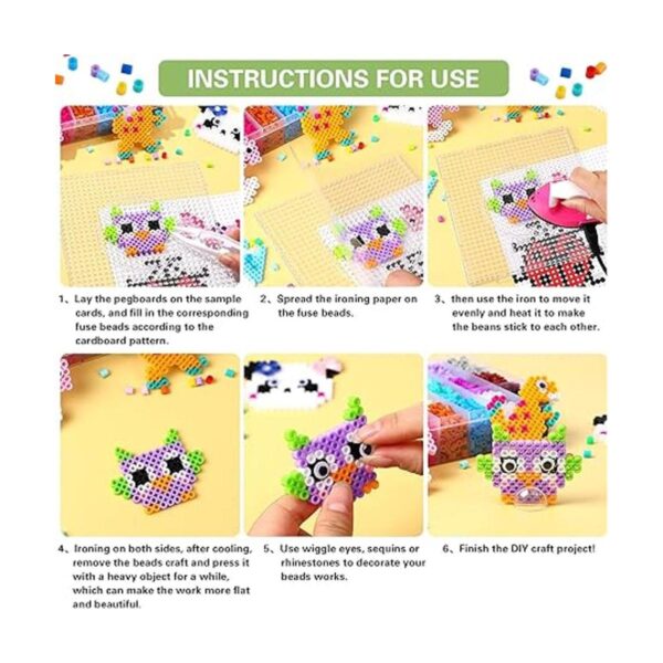 AUGSUN Kit de cuentas de fusibles para niños 4600_4