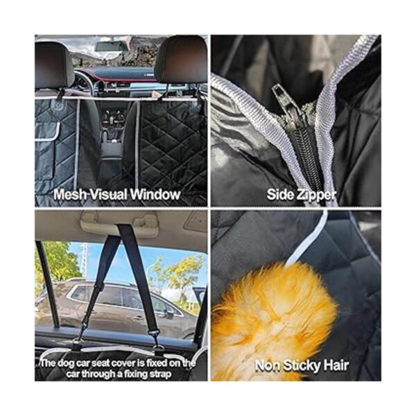 Funda de asiento de automóvil para perro impermeable con_5