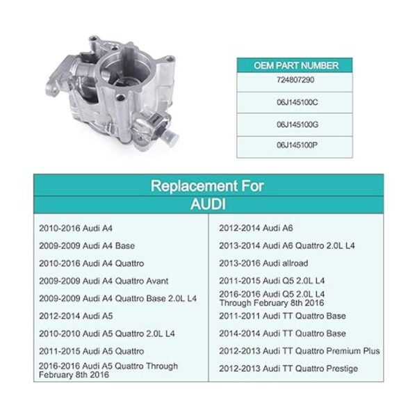 AULINK 06J145100C Bomba de vacío de freno 724807290 OE de_2