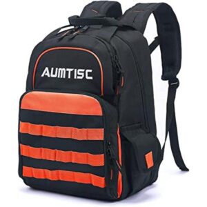 AUMTISC Mochila de herramientas mochila de trabajo bolsa