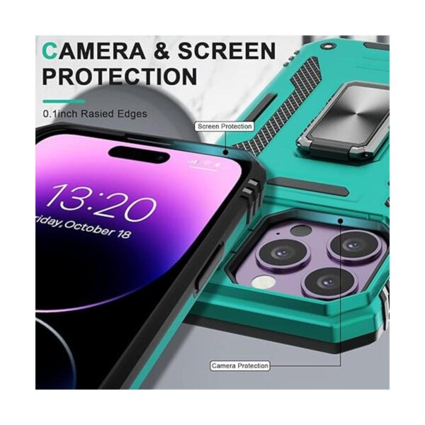 AUPAI Funda para iPhone 14 Pro Max con funda de cámara_2