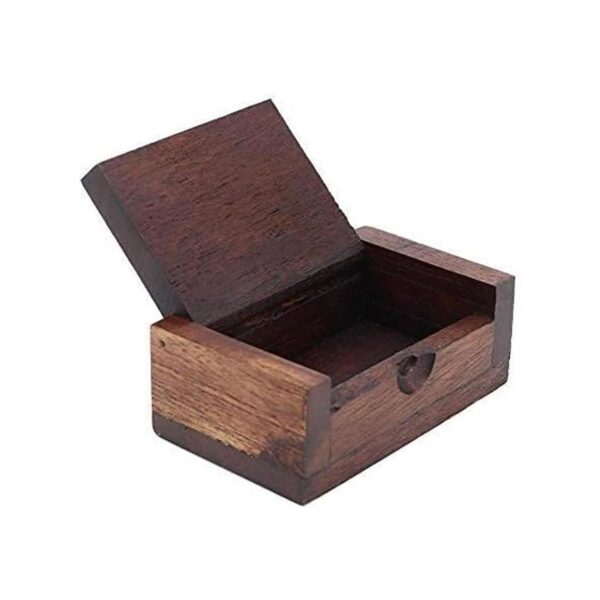 AUNMAS Soporte para palillo de dientes de madera mini