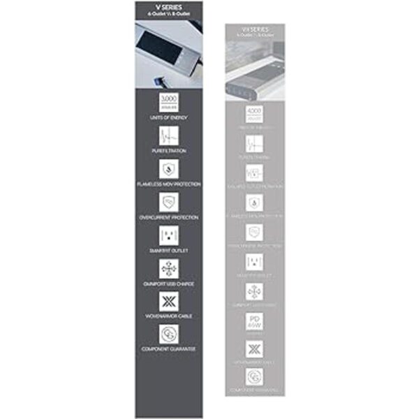 Austere Serie V Power 8Outlet con Omniport USB 3.000_6